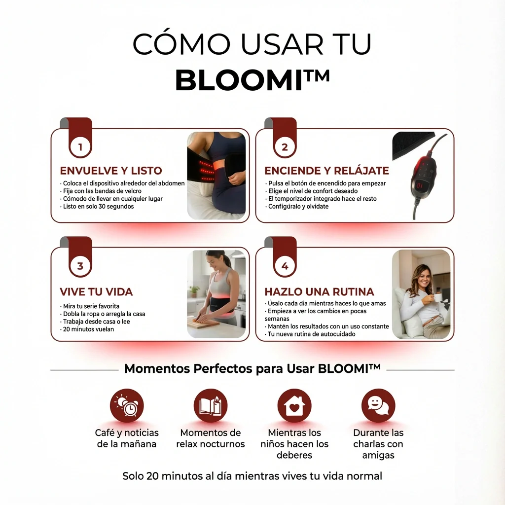 Faja de Luz Roja para Reafirmar el Abdomen y Recuperar la Confianza - Image 2
