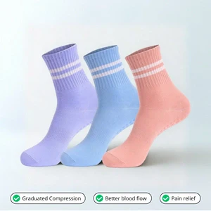 Calcetines de compresión 3D de colores - 1 par