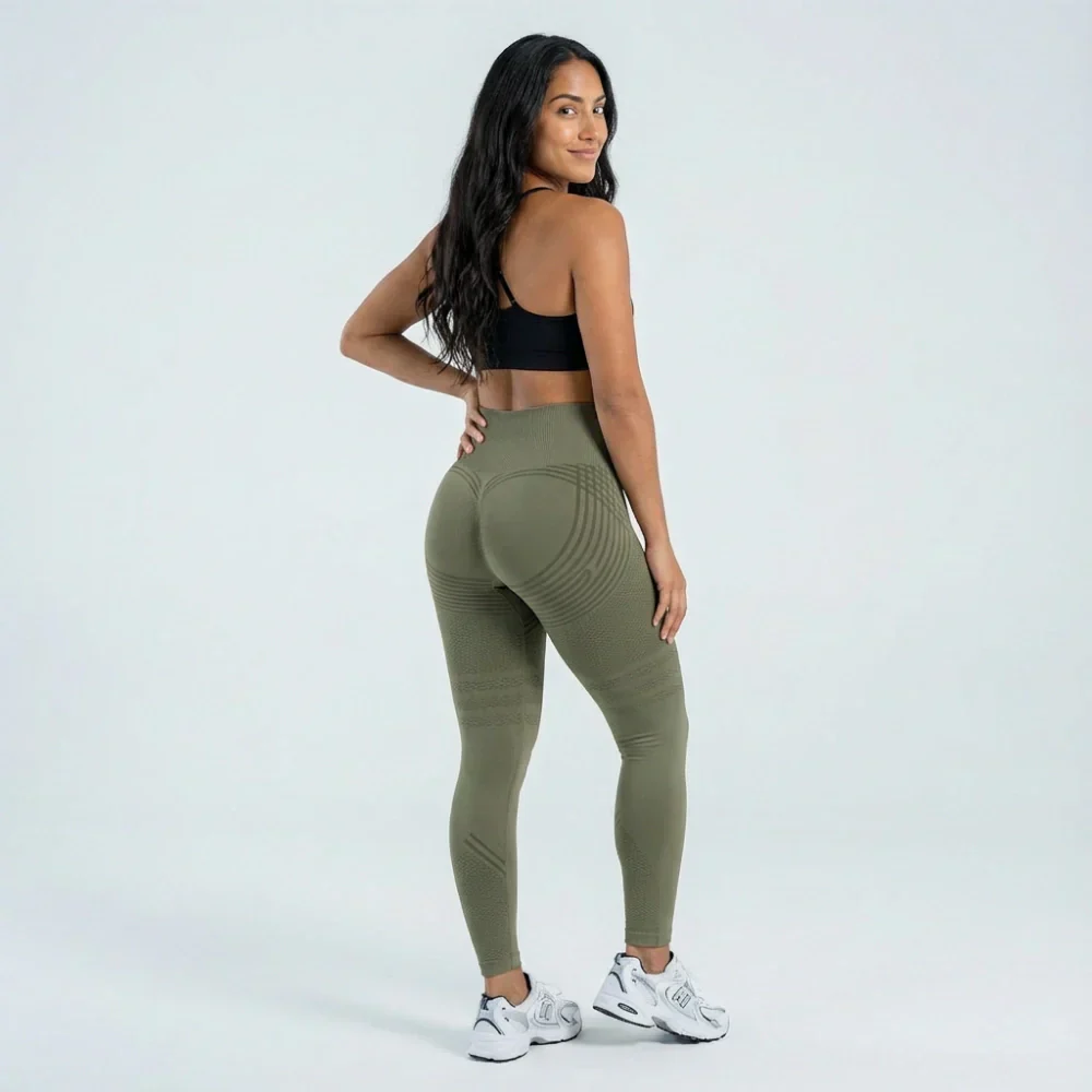 Leggings Cellumove 3D - Verde militar - Image 3