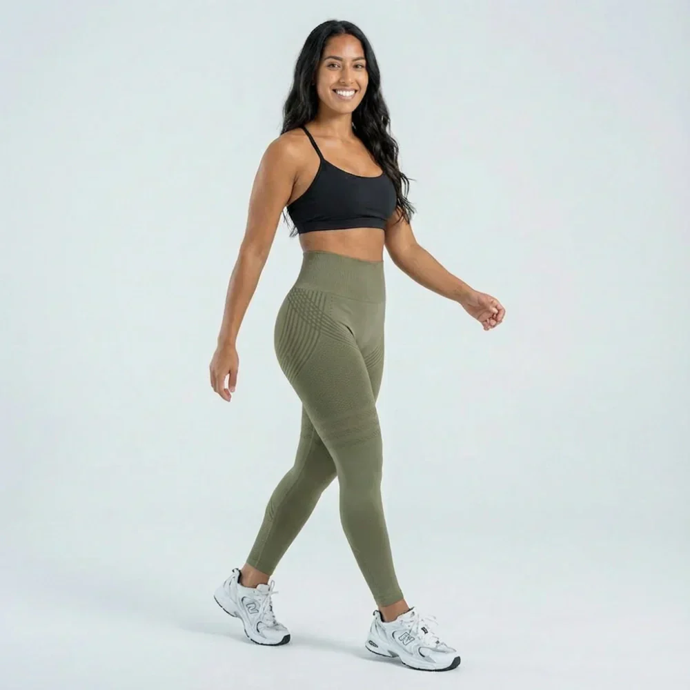 Leggings Cellumove 3D - Verde militar - Image 4