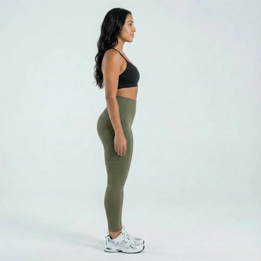 Leggings Cellumove 3D - Verde militar - Image 5