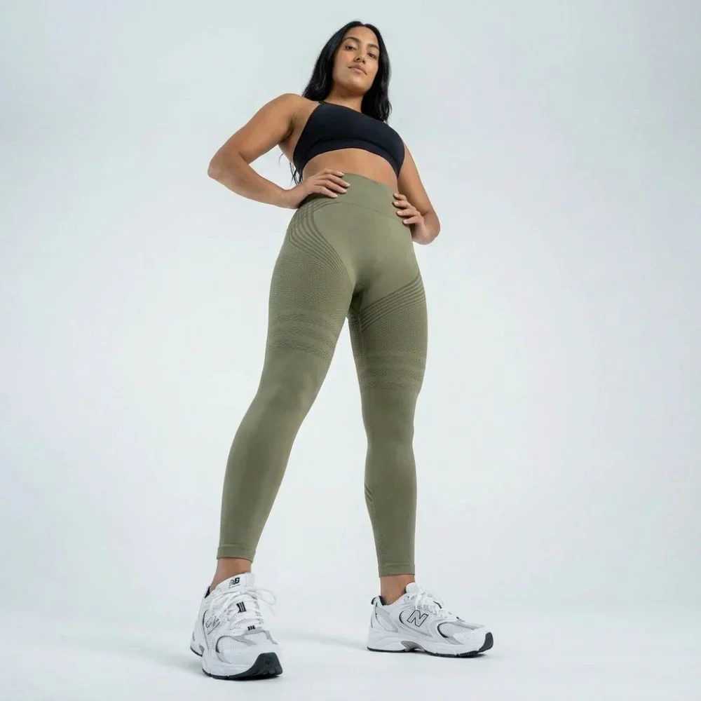 Leggings Cellumove 3D - Verde militar - Image 6