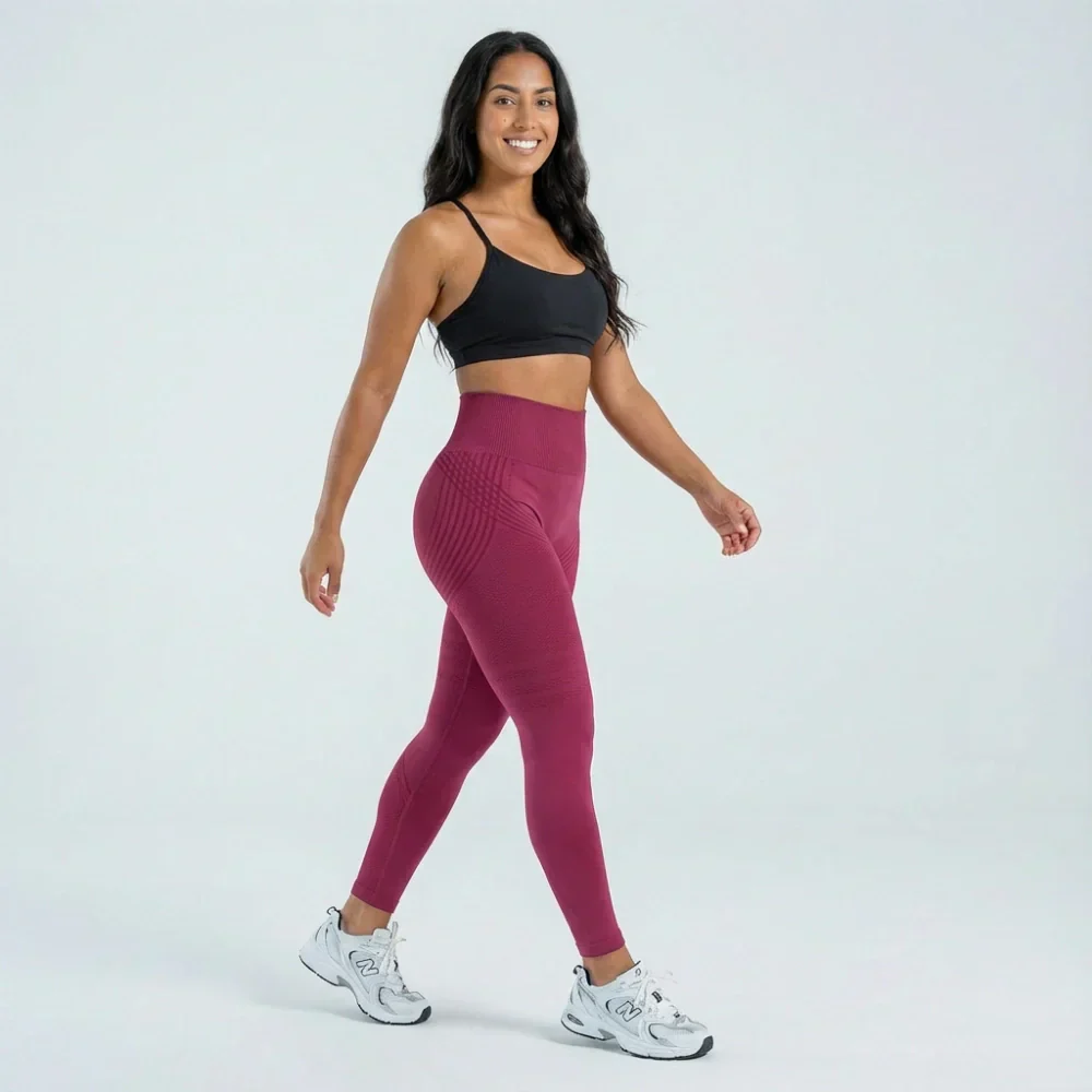Leggings Cellumove 3D - Borgoña - Image 5
