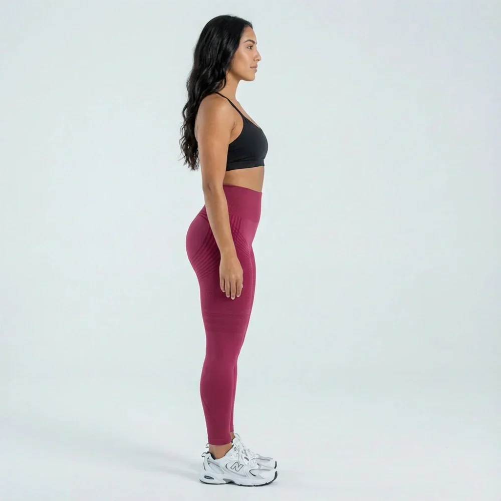 Leggings Cellumove 3D - Borgoña - Image 6