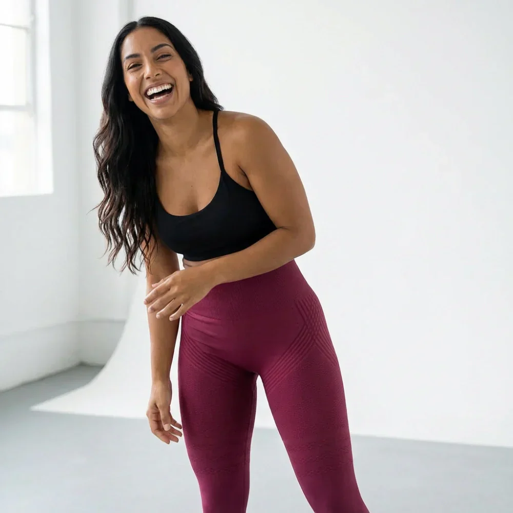 Leggings Cellumove 3D - Borgoña - Image 7