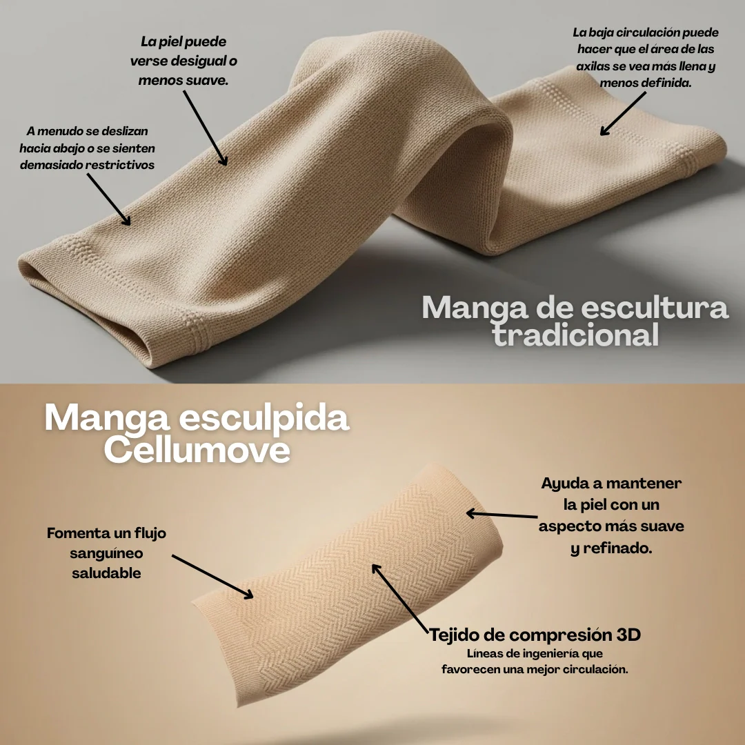 Cellumove 3D Mangas Moldeadoras – Adiós a los brazos flácidos - Image 5