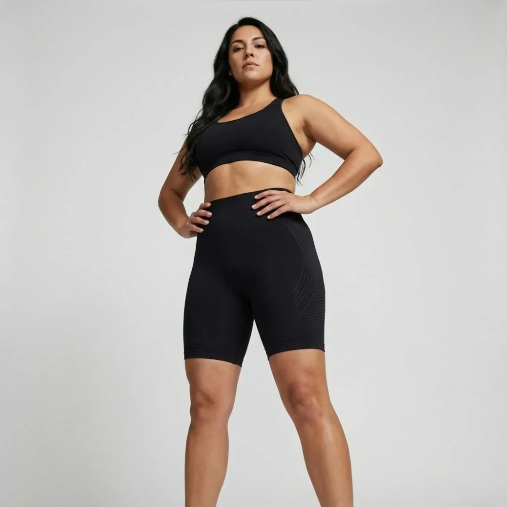 Mallas cortas Cellumove 3D – Negro clásico - Image 5