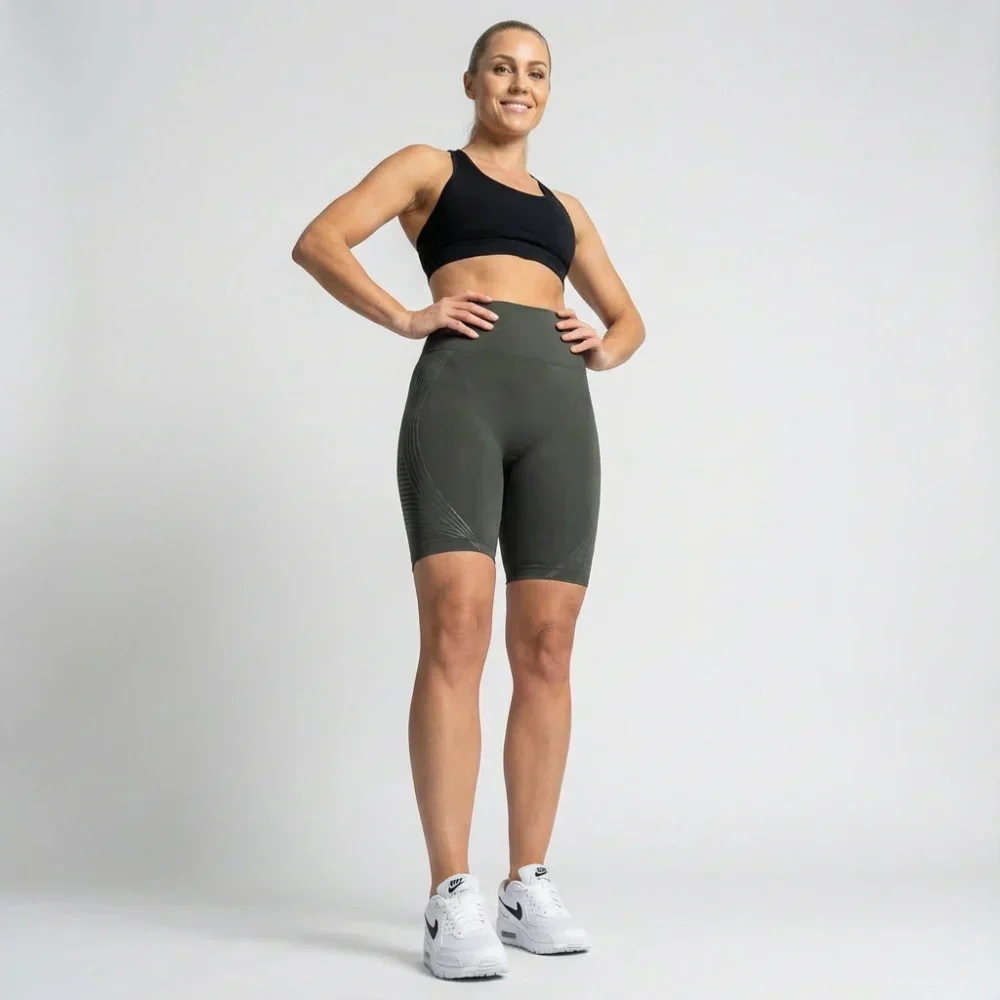 Mallas cortas Cellumove 3D – Gris oscuro - Image 3