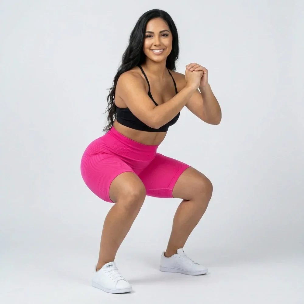 Mallas cortas Cellumove 3D – Rosa intenso - Image 3
