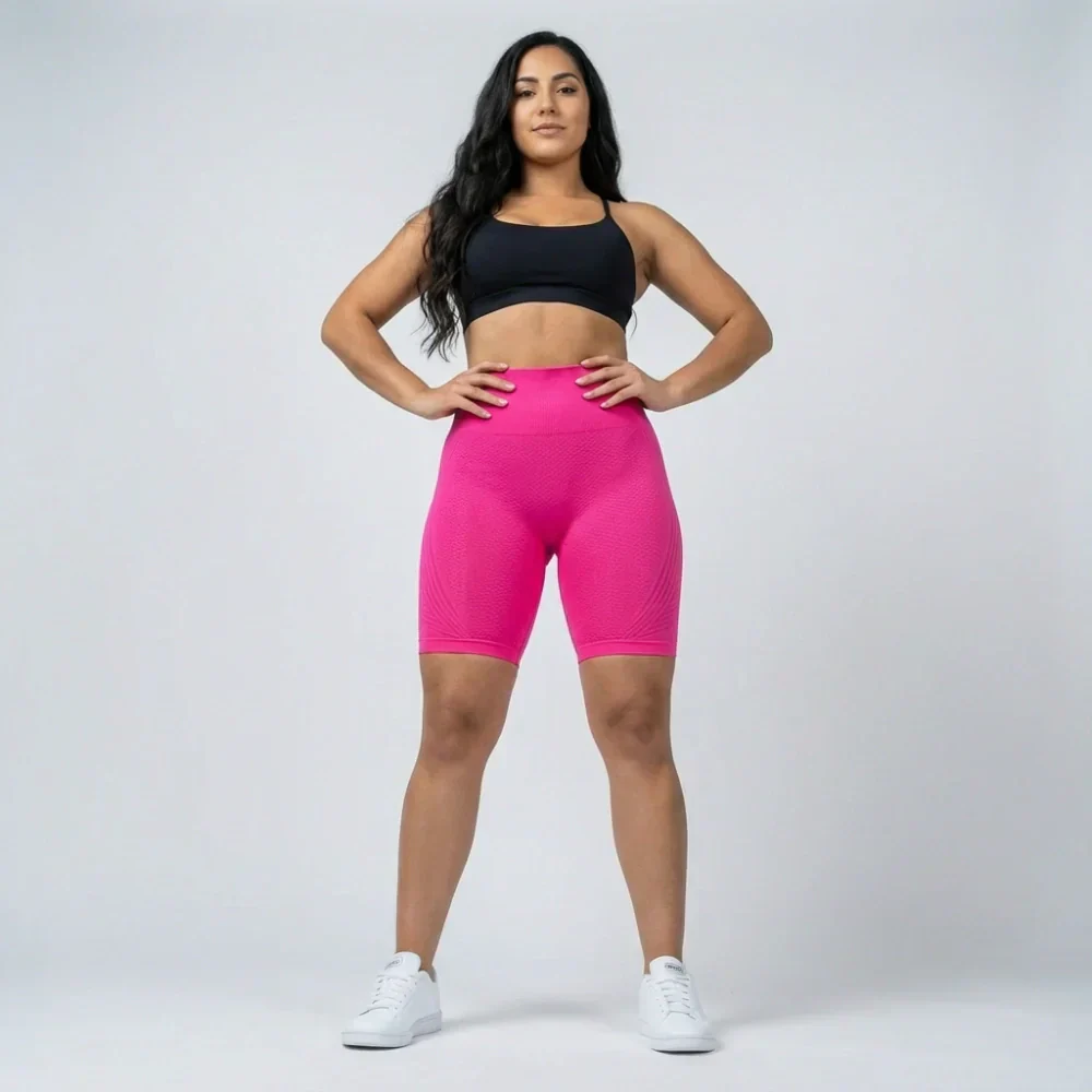 Mallas cortas Cellumove 3D – Rosa intenso - Image 5