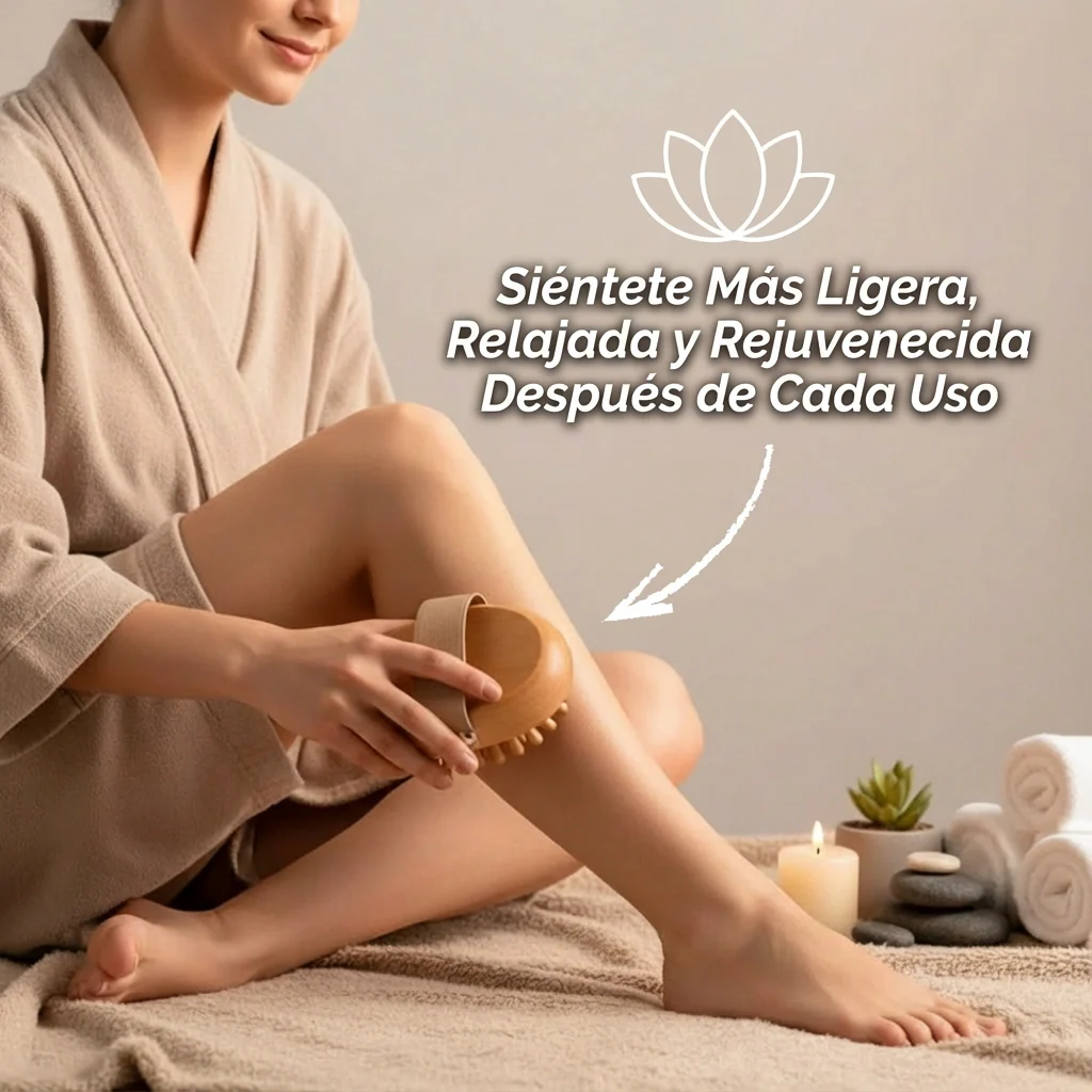 Rodillo corporal de madera anticelulitis – Activa la circulación y alisa la piel - Image 5
