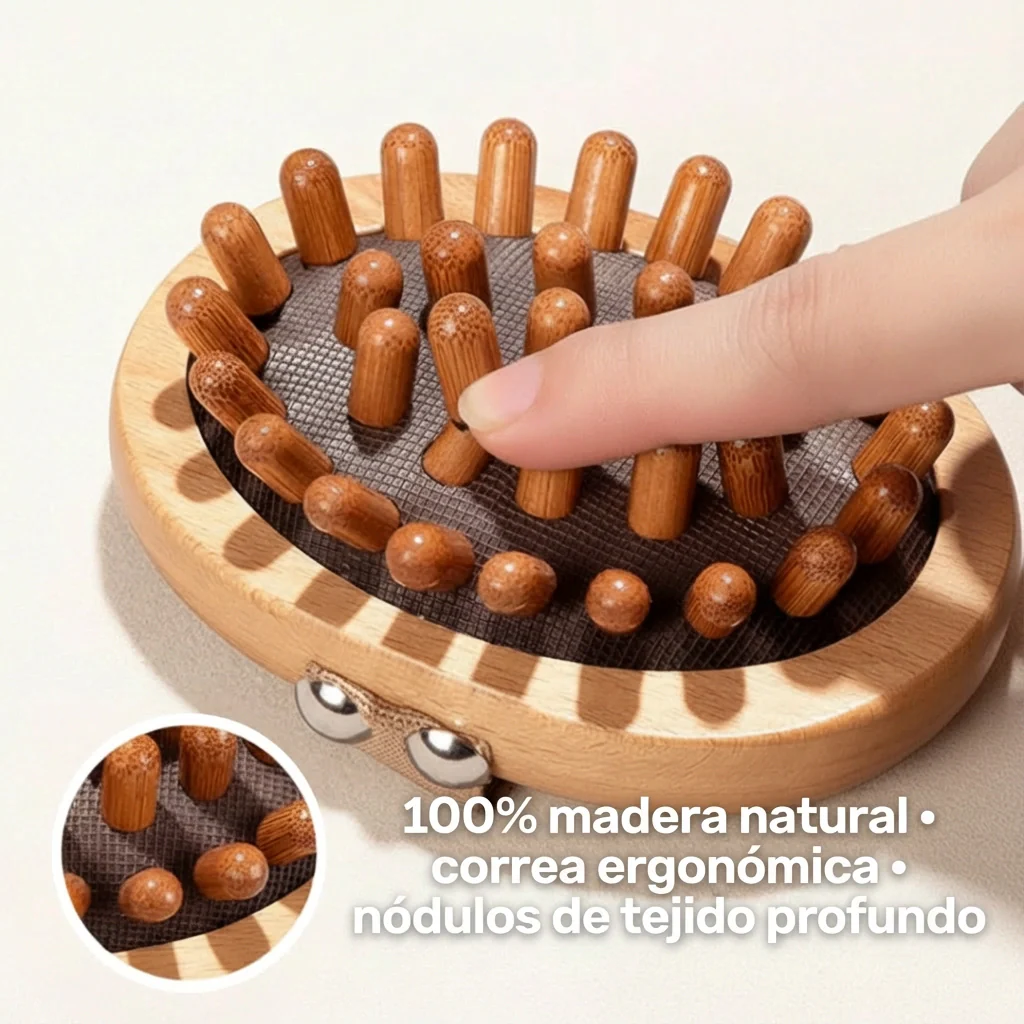Rodillo corporal de madera anticelulitis – Activa la circulación y alisa la piel - Image 6